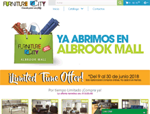 Tablet Screenshot of furniture-city.com